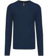 KB965 V Neck Jumper Navy colour image